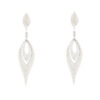 Pendientes de oro blanco con pavé de diamantes