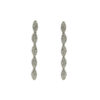 Pendientes de blanco con diamantes