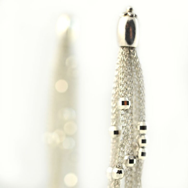Pendientes de oro blanco - Imagen 2