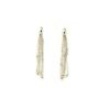 Pendientes de oro blanco