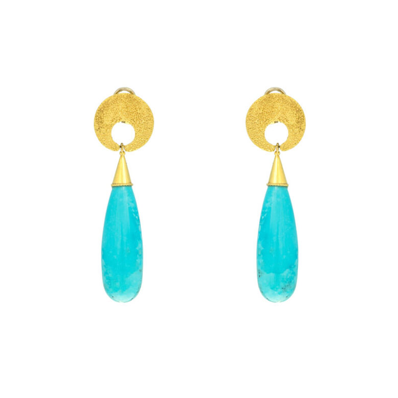 Pendientes de turquesa - Imagen 2