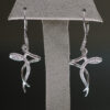 Pendientes de diamantes de oro blanco - Imagen 2