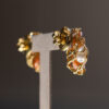 Pendientes de oro con perlas y coral - Imagen 2