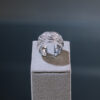 Sortija de oro blanco y diamantes